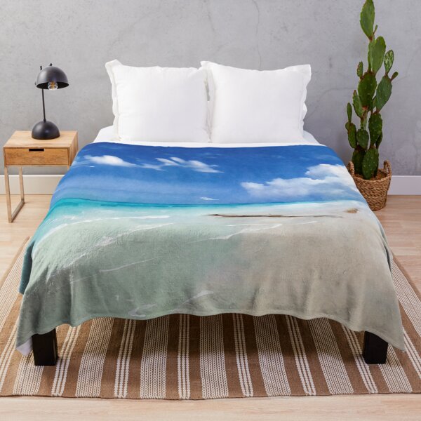 Item preview, Beautiful Beach Watercolor designed and sold by ArtFactoryAI.