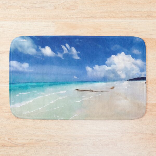 Item preview, Beautiful Beach Watercolor designed and sold by ArtFactoryAI.