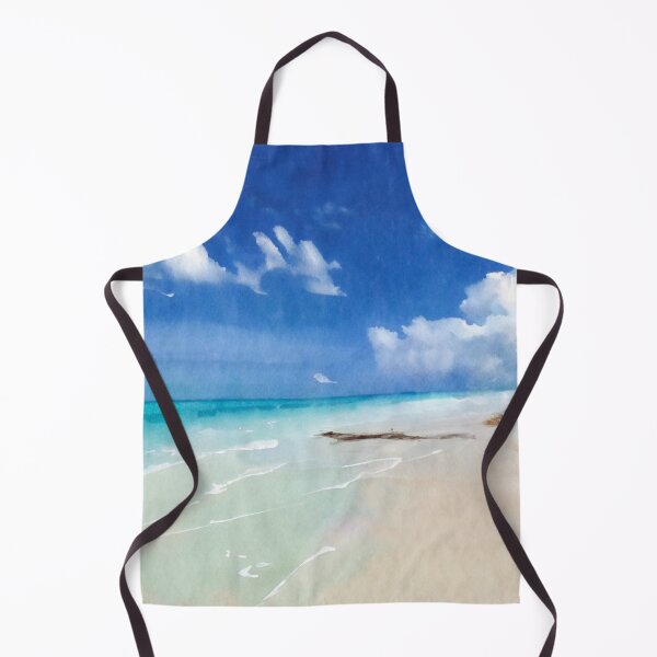 Item preview, Beautiful Beach Watercolor designed and sold by ArtFactoryAI.