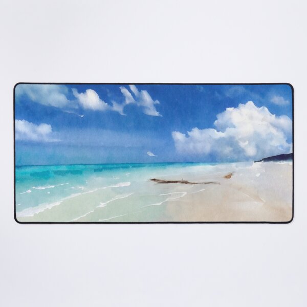 Item preview, Beautiful Beach Watercolor designed and sold by ArtFactoryAI.