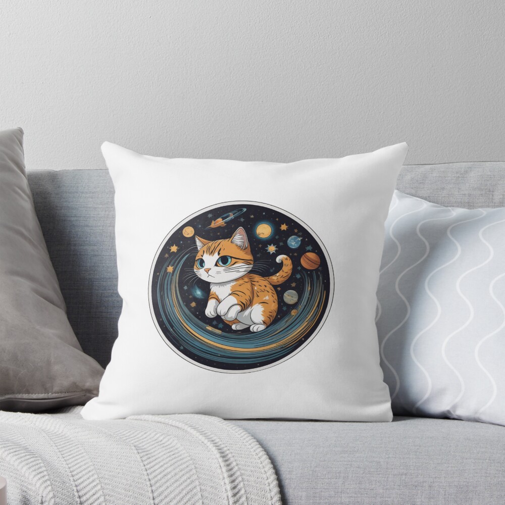 Item preview, Throw Pillow designed and sold by coffeeandativan.