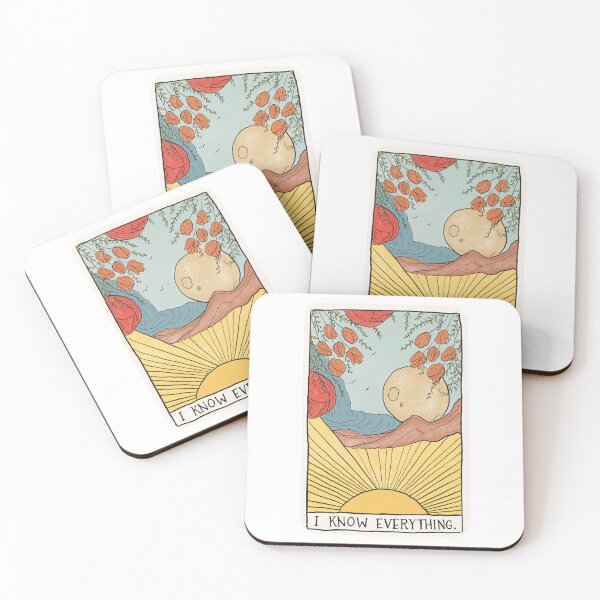 Item preview, I Know Everything Tarot Card designed and sold by Katie Barnett.