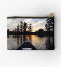 Sunset on a lake Studio Pouch