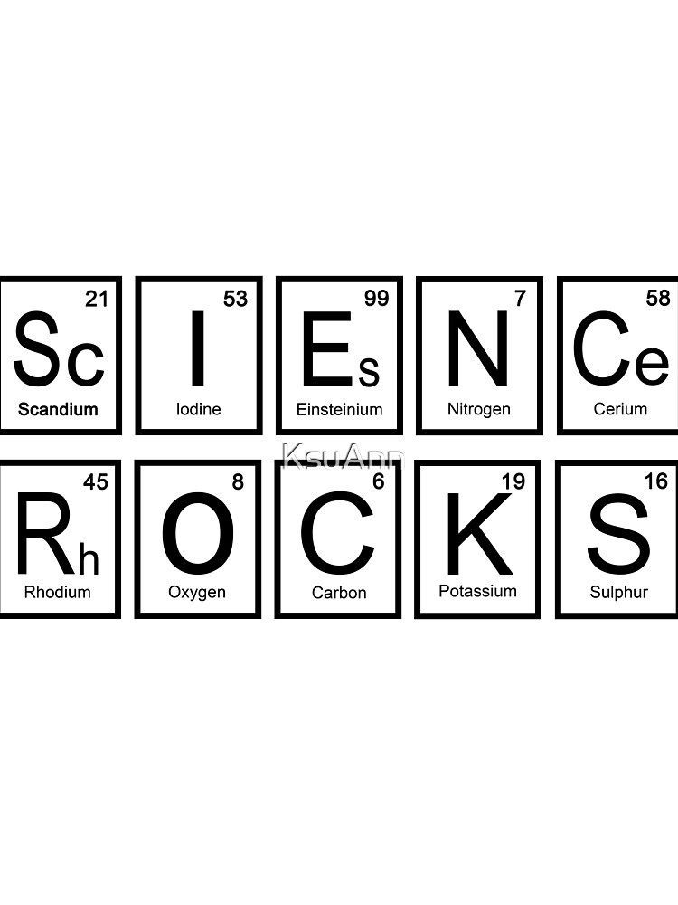 Thumbnail 3 of 3, Scarf, Science Rocks designed and sold by KsuAnn.