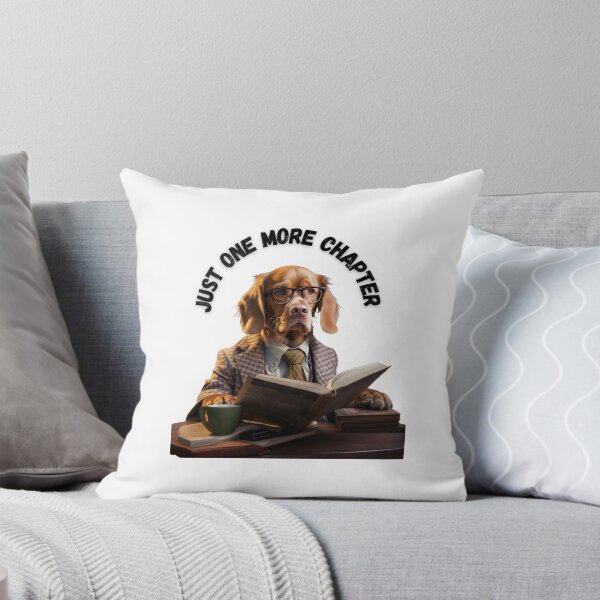 Item preview, Just one more Chapter reading dog  designed and sold by Socool101.