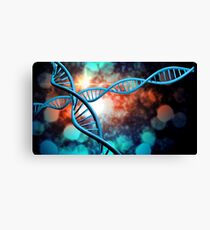 DNA Strands Canvas Print