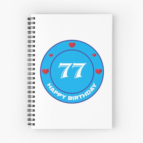 Item preview, Happy Birthday 77 designed and sold by peterscarfo.