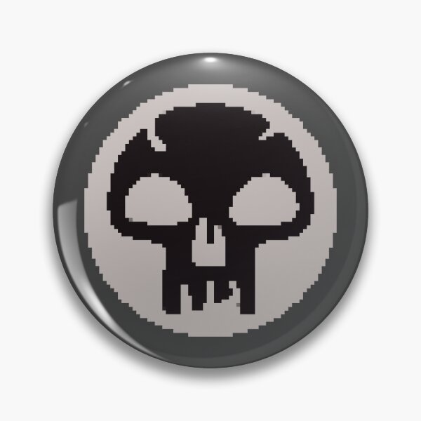 Item preview, Pixelart Black Mana symbol - MTG designed and sold by akirasoy.