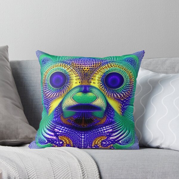 Aperçu de l'œuvre Paresseux - Motif psychédélique créée et vendue par NomadicCreative.