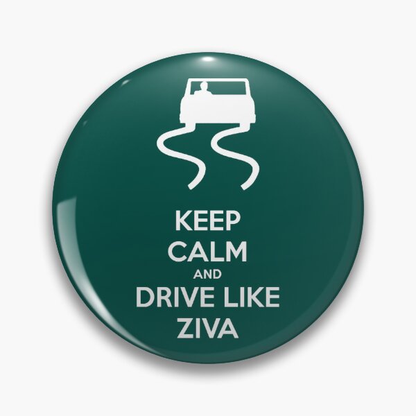 Item preview, Keep Calm and Drive Like Ziva Classic  designed and sold by ErnestaThompson.