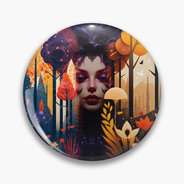 Item preview, Dark Moon Autumn Life Goddess designed and sold by webgrrl.