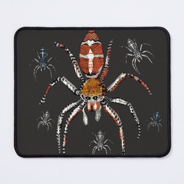 Item preview, Things are getting little creepy here _Halloween Spider_Cobweb Creepy patterned animal designed and sold by Shadesandcolor.