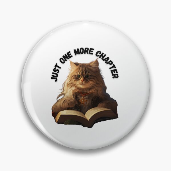 Item preview, Just one more chapter cat reading book  designed and sold by Socool101.