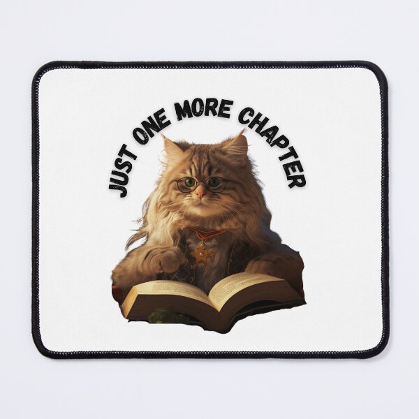 Item preview, Just one more chapter cat reading book  designed and sold by Socool101.