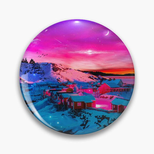 Item preview, Glowing Snowscape designed and sold by Moonquestart.