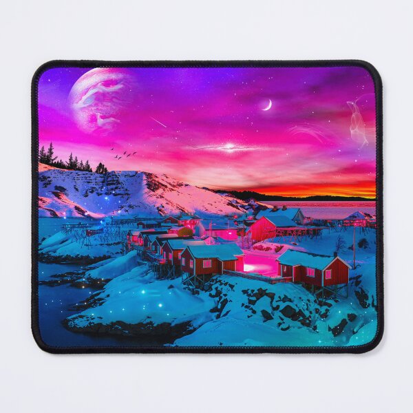 Item preview, Glowing Snowscape designed and sold by Moonquestart.