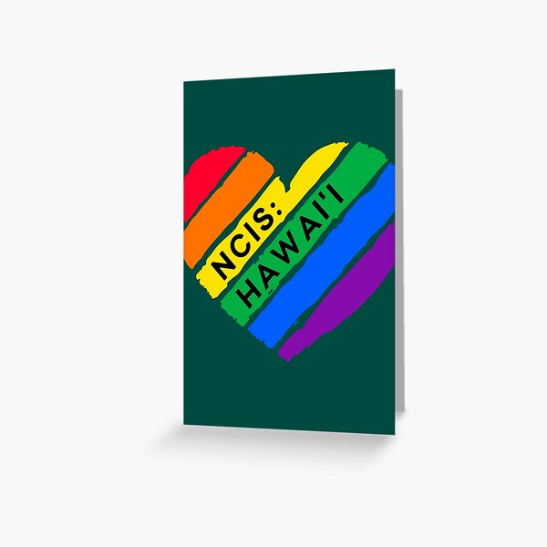 Item preview, NCIS Hawai_i Rainbow Heart designed and sold by ErnestaThompson.