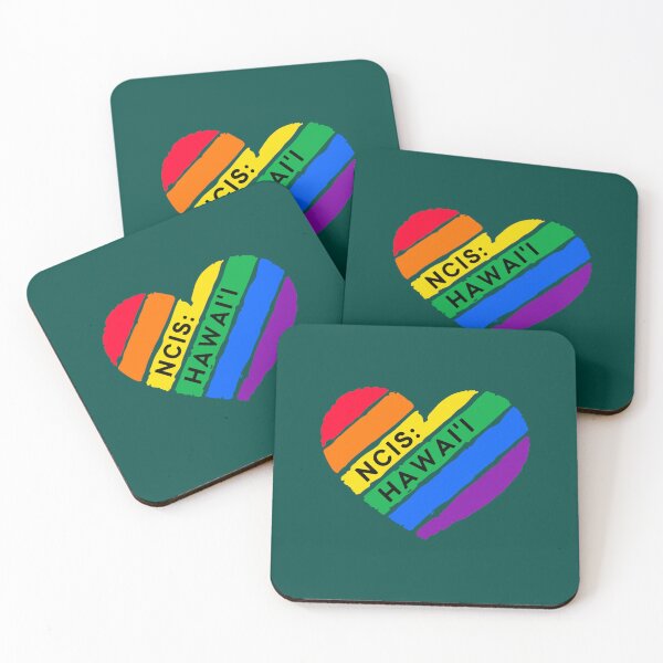 Item preview, NCIS Hawai_i Rainbow Heart designed and sold by ErnestaThompson.