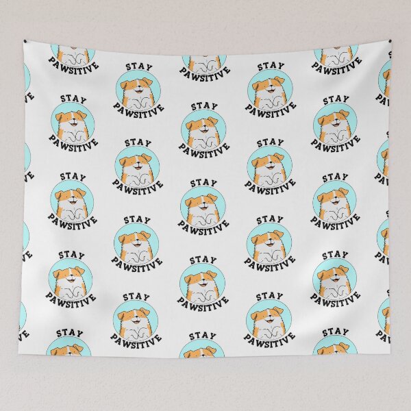 Item preview, Stay Pawsitive Funny Dog Puns  designed and sold by punnybone.