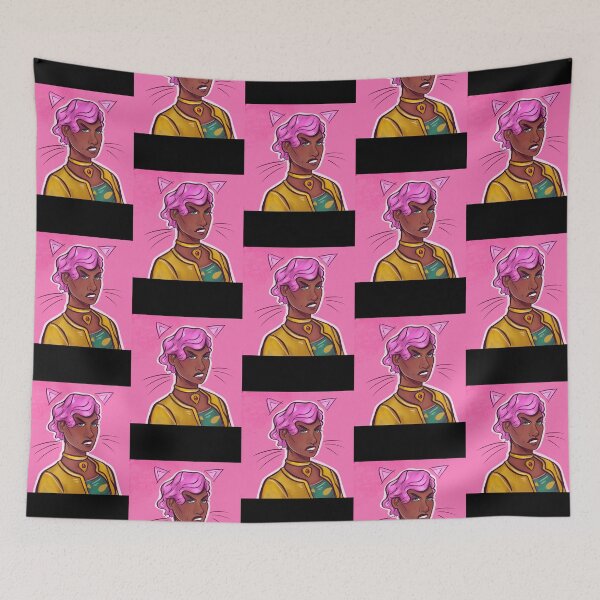 Item preview, pink kitty girlboss  designed and sold by DaGraphicPlug.