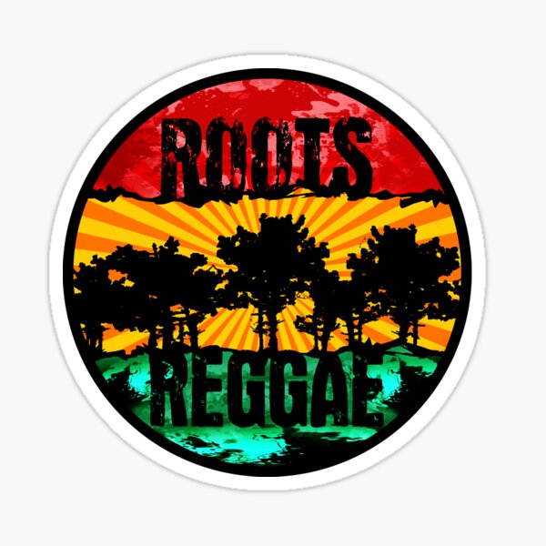 raíces - reggae22 Pegatina