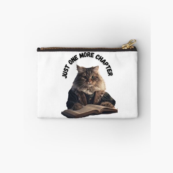 Item preview, Just one more chapter cat reading book white cat  designed and sold by Socool101.