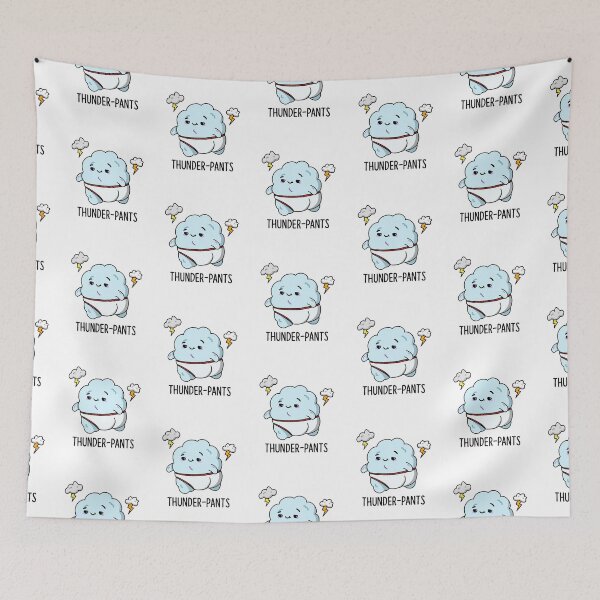 Item preview, Thunderpants Funny Cloud Weather Puns  designed and sold by punnybone.