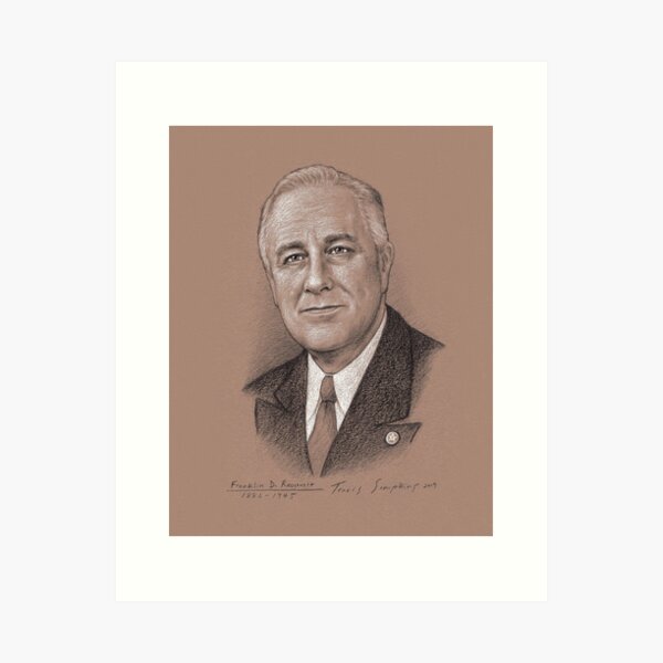 Franklin Delano Roosevelt Art Print