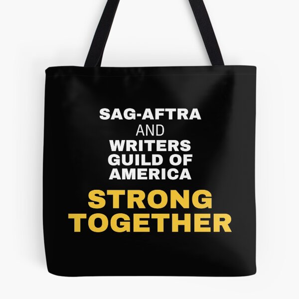 Item preview, SAG-AFTRA & WAG Strong together - I stand with SAG-AFTRA & WGA designed and sold by khumpa.