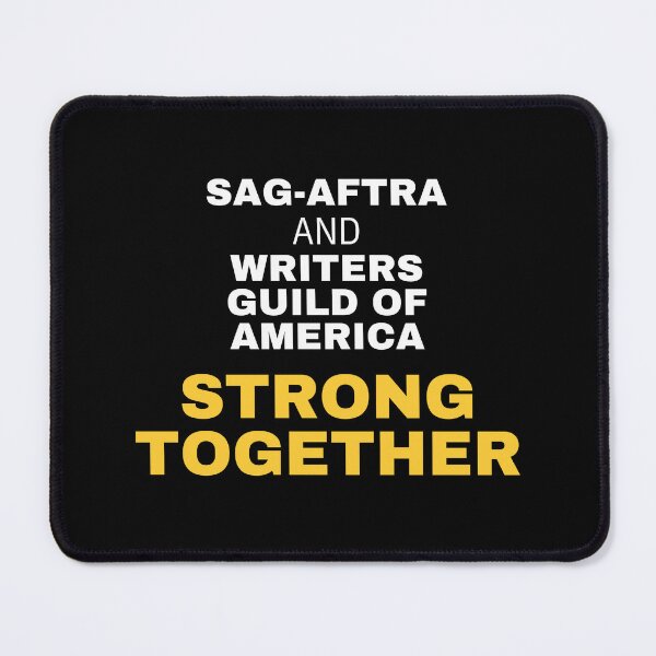 Item preview, SAG-AFTRA & WAG Strong together - I stand with SAG-AFTRA & WGA designed and sold by khumpa.
