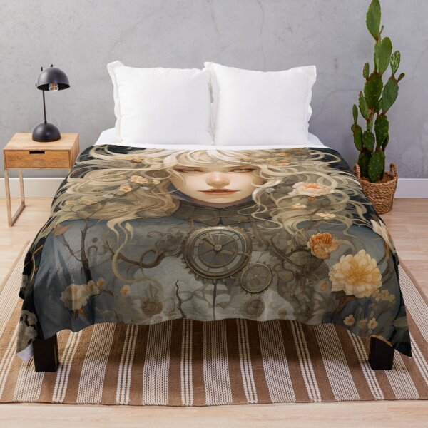 Item preview, Female Empowerment Portrait Steampunk Twisted Nature designed and sold by BrandonArtWorld.