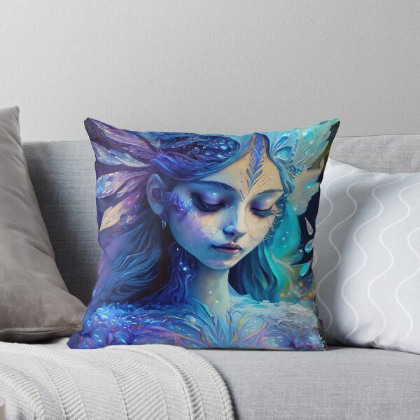 Item preview, Seraphina, la Guardiana del Fuego Helado designed and sold by LunaLush.