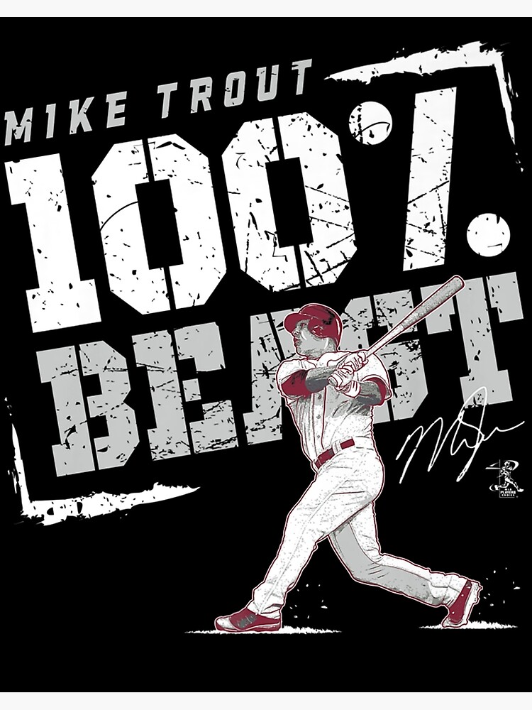 Download Mike Trout Art Print Wallpaper