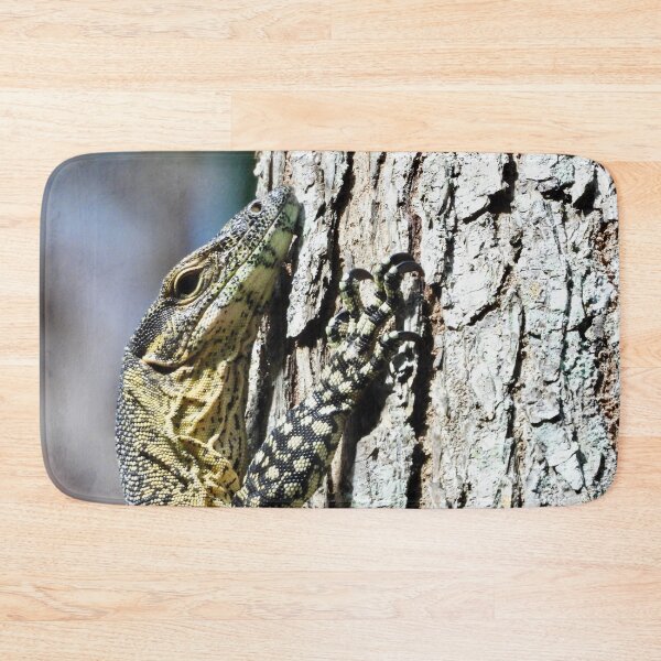 Item preview, Goanna monitor Lizard hugging a tree designed and sold by Mark Grimsley.