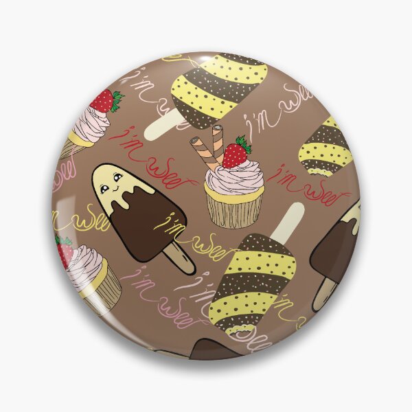 Item preview,  I am Sweet, food patterns, Kids patterns, designed and sold by saimzgraphics.