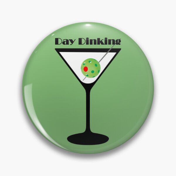 Artikelvorschau, Pickleball Day Dinking Martini Pickleball Olive entworfen und verkauft von GreenCarbon2112.