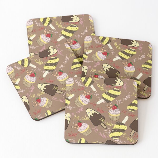 Item preview,  I am Sweet, food patterns, Kids patterns, designed and sold by saimzgraphics.