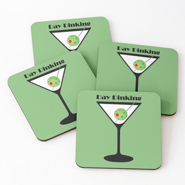 Artikelvorschau, Pickleball Day Dinking Martini Pickleball Olive entworfen und verkauft von GreenCarbon2112.