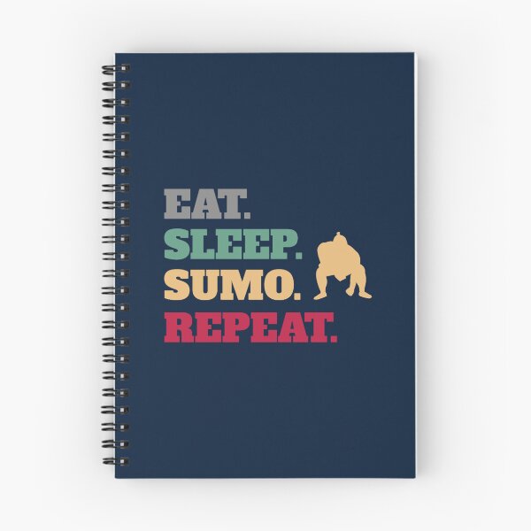Item preview, Funny Eat Sleep Sumo Repeat Wrestler Wrestling designed and sold by KoreproductsCoe.