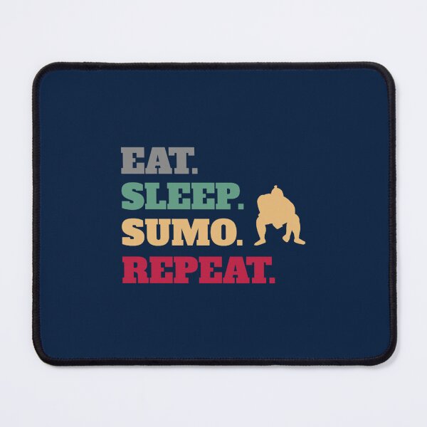 Item preview, Funny Eat Sleep Sumo Repeat Wrestler Wrestling designed and sold by KoreproductsCoe.