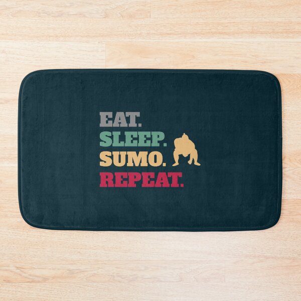 Item preview, Funny Eat Sleep Sumo Repeat Wrestler Wrestling designed and sold by KoreproductsCoe.