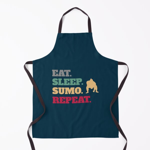 Item preview, Funny Eat Sleep Sumo Repeat Wrestler Wrestling designed and sold by KoreproductsCoe.