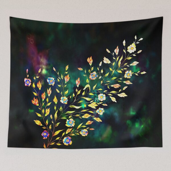 Item preview, Magical filigree meadow flowers designed and sold by Dusanka Djeric.