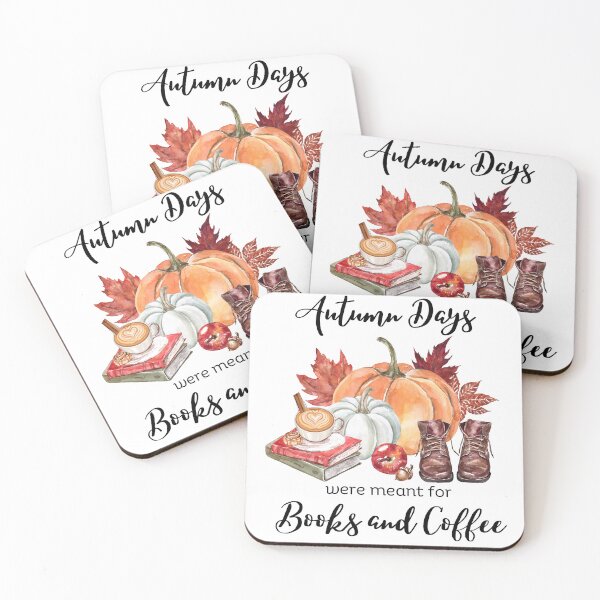 Item preview, Autumn Days Were Meant For Books and Coffee designed and sold by A-M-Watson.