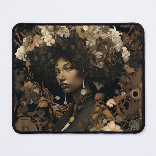 Item preview, Female Empowerment Portrait Steampunk Twisted Nature designed and sold by BrandonArtWorld.