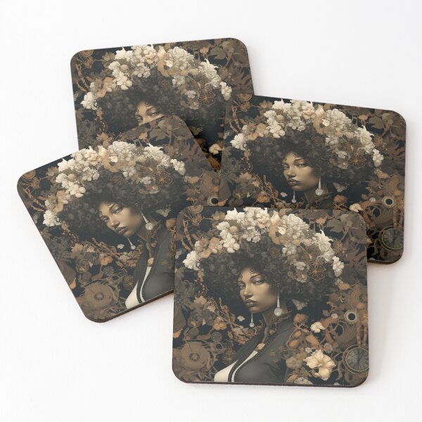 Item preview, Female Empowerment Portrait Steampunk Twisted Nature designed and sold by BrandonArtWorld.
