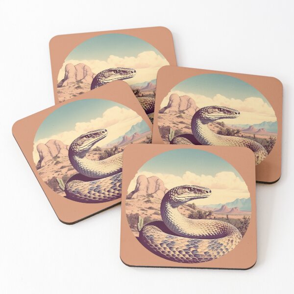 Item preview, Vintage Arizona Rattlesnake Illustration | Reptile Art designed and sold by InkedBeasts.