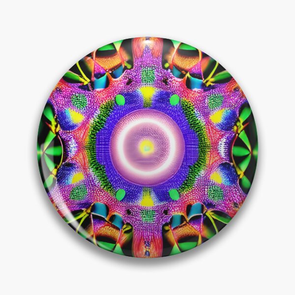 Item preview, Neon Star - Psychedelic Pattern designed and sold by NomadicCreative.