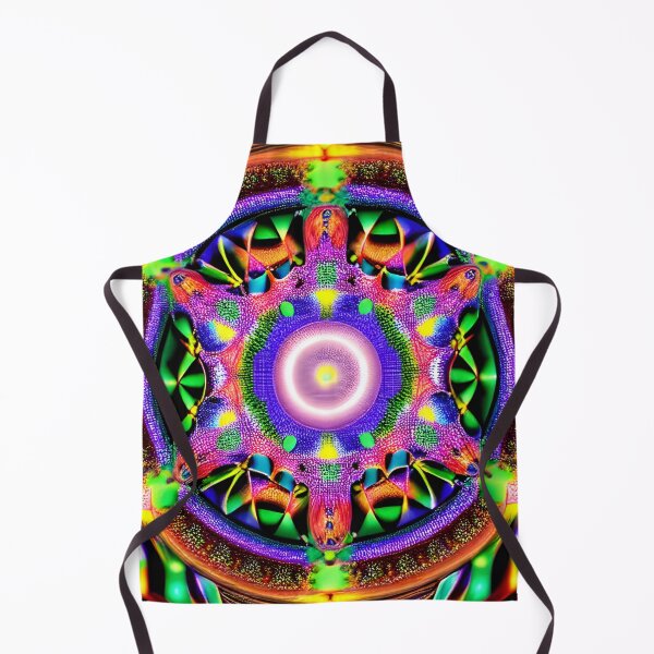 Item preview, Neon Star - Psychedelic Pattern designed and sold by NomadicCreative.