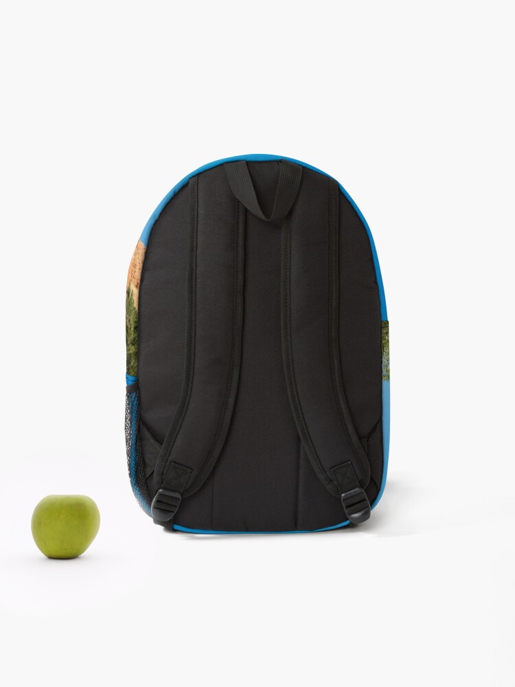 Thumbnail 2 of 3, Backpack, Red Rocks With Blue Sky designed and sold by EACDesign.